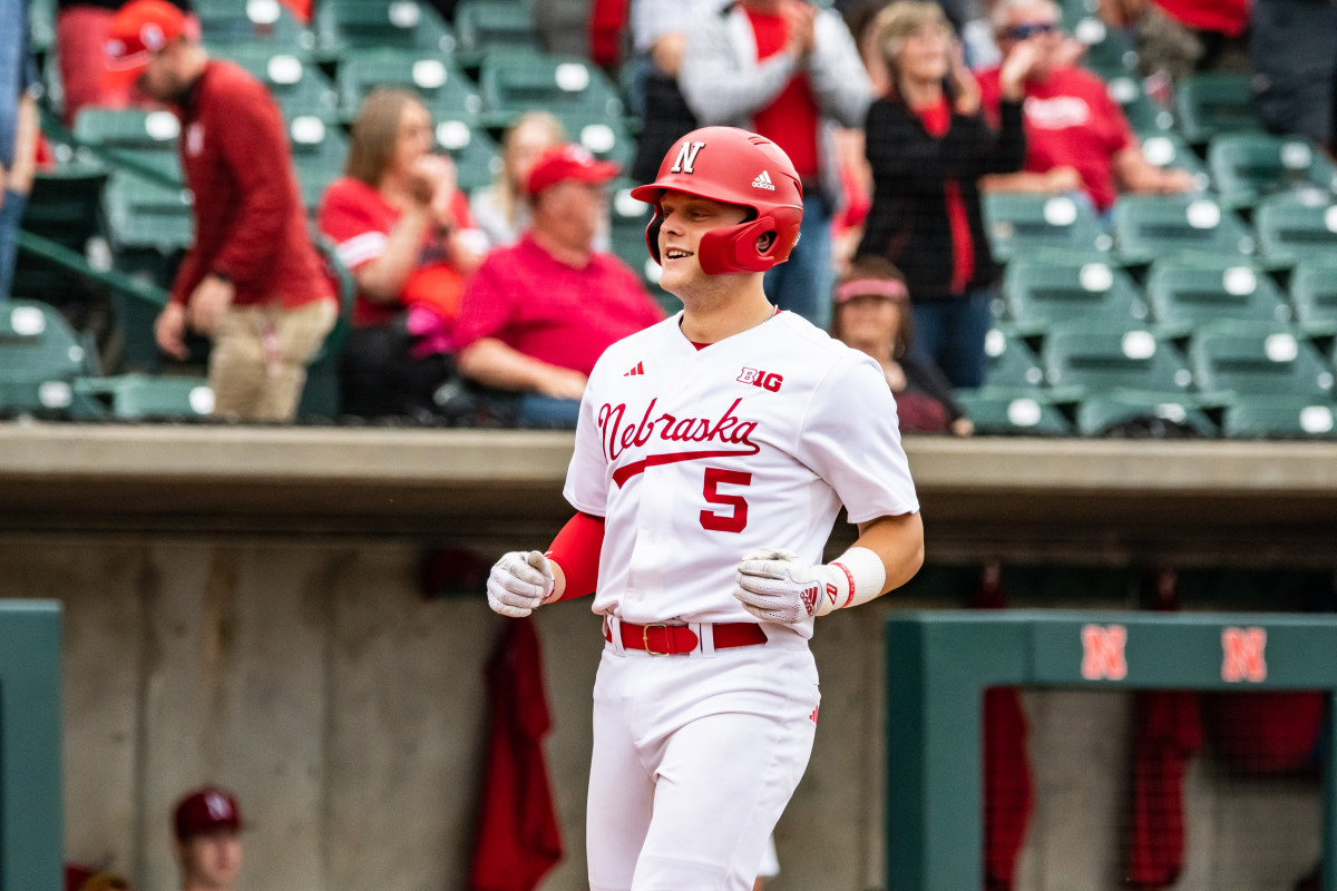 22-Josh Caron Nebraska Baseball vs Penn State G3 2023
